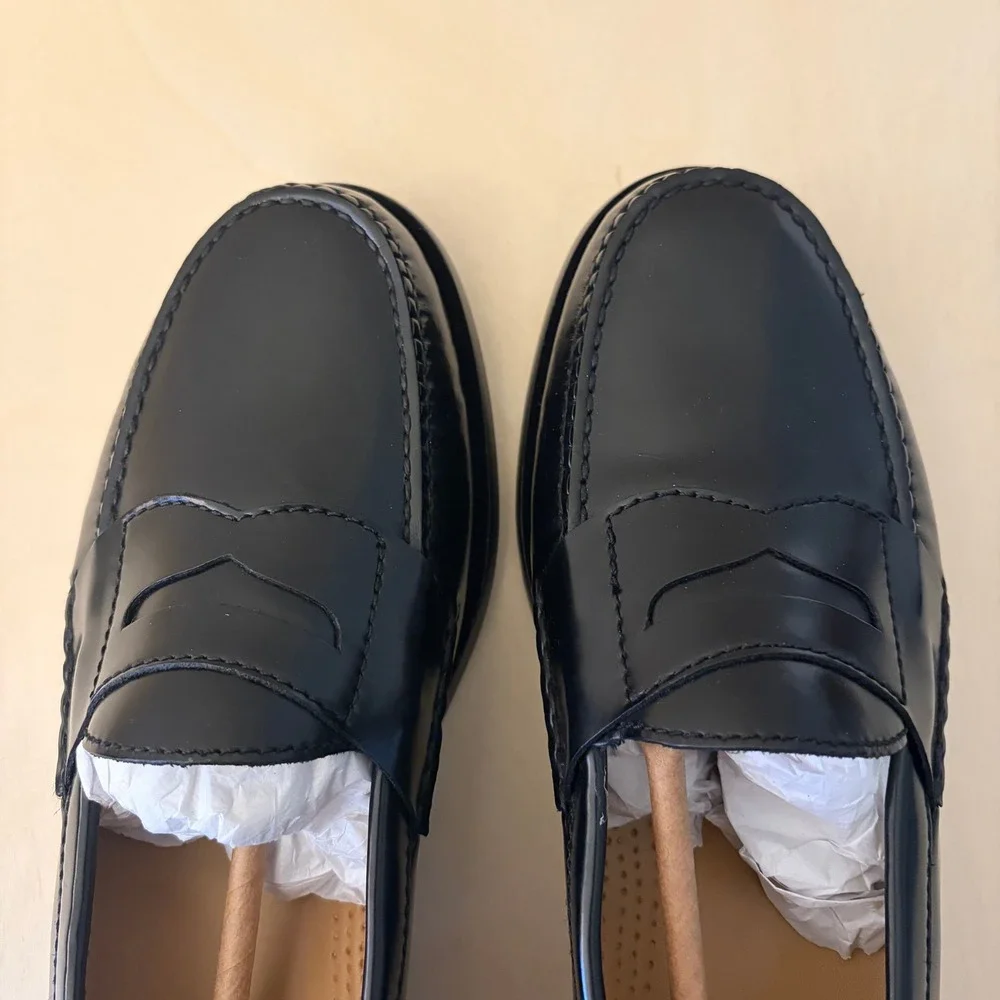 Cole Haan Pinch Prep Penny Loafers Mens 11 Black Slip On Dress Shoes New